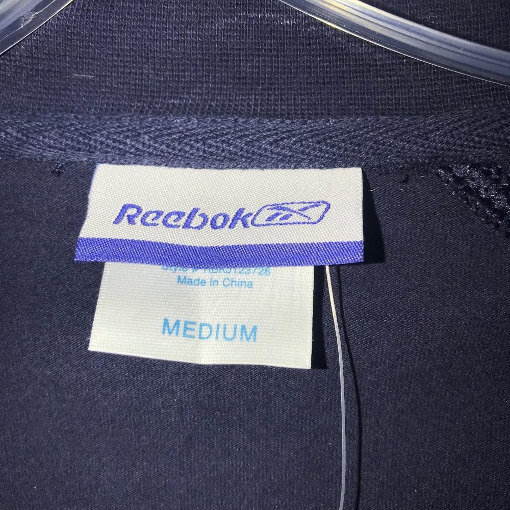 NWT BLUE REEBOK FRONT ZIP JACKET - Picture 4 of 7